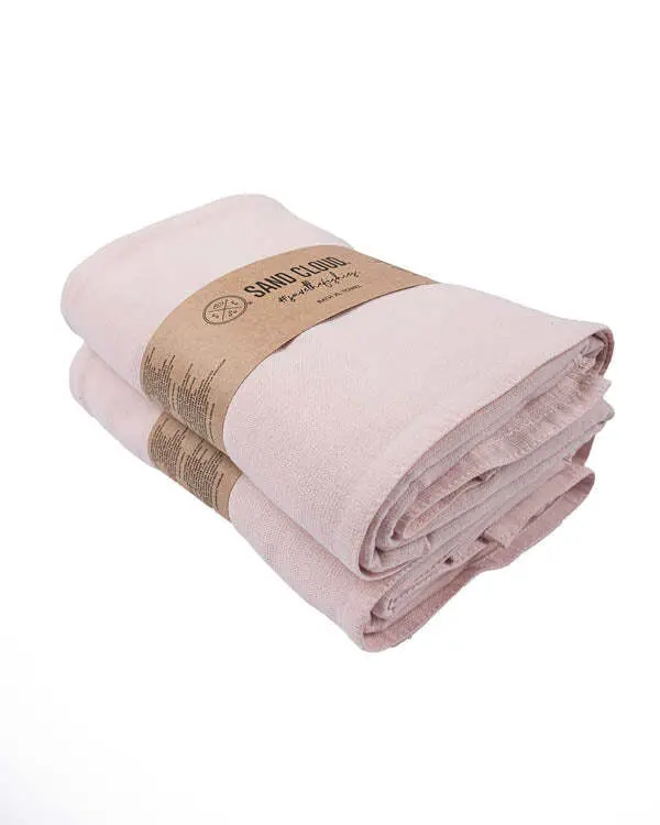 Terra Fringeless XL Bath Bundle 2 Pack - Calcite Pink | Sand Cloud