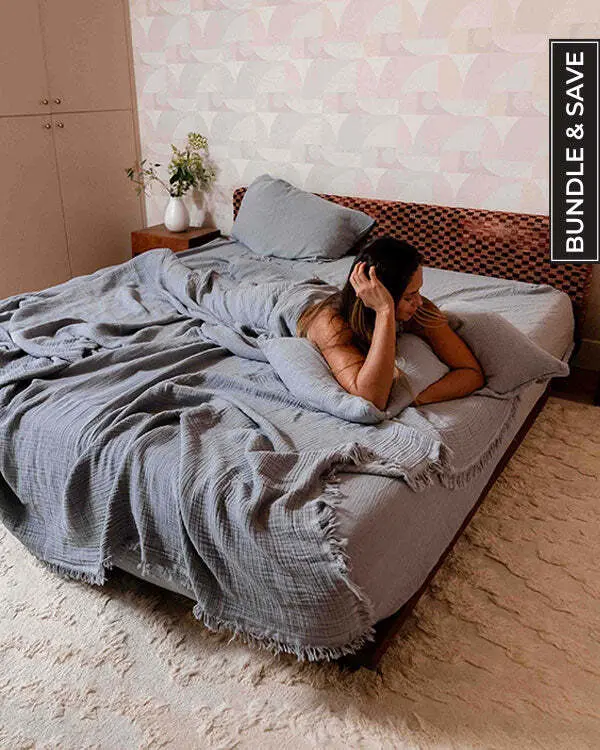 Grey Bedding Set - Queen | Sand Cloud