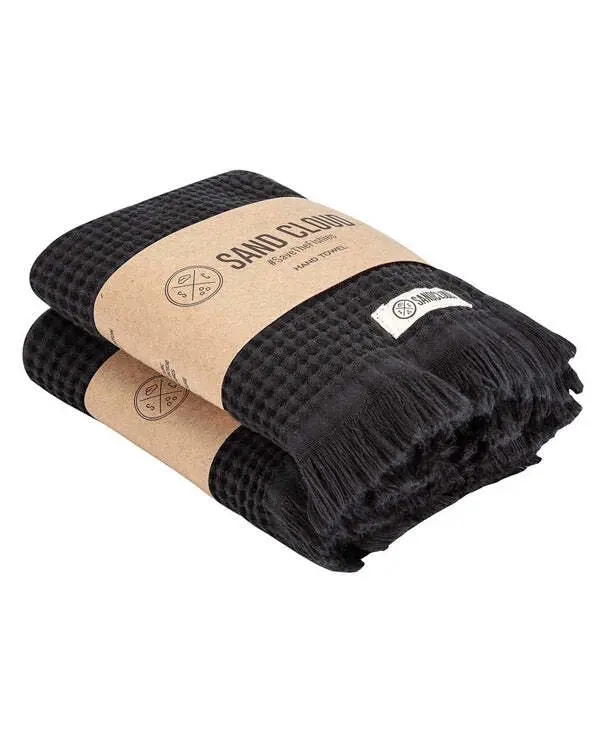 Alternative view of Micro Waffle Hand Bath Bundle - 2 Pack - Black | Sand Cloud