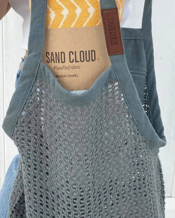 Net Market Bag Grey | Sand Cloud