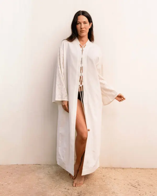 Alternative view of Fiji Lace Up Duster | Sand Cloud