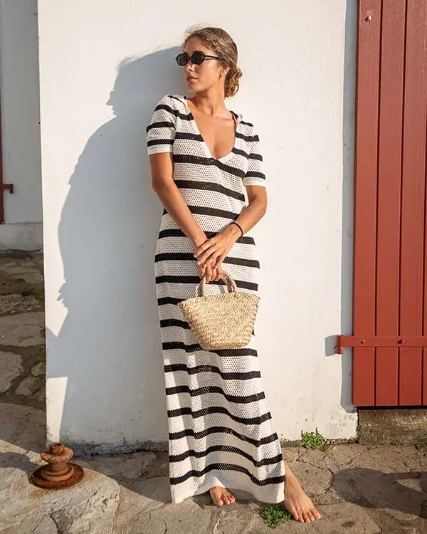 Gappo Hooded Net Dress | Sand Cloud