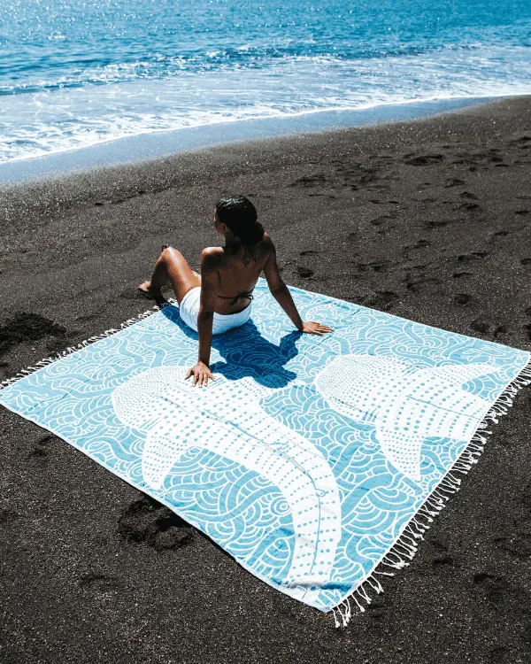 Whale Shark XL Turquoise | Sand Cloud - Image 3