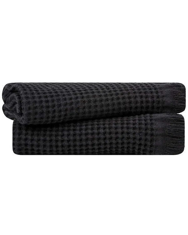 Micro Waffle Hand Bath Bundle - 2 Pack - Black | Sand Cloud