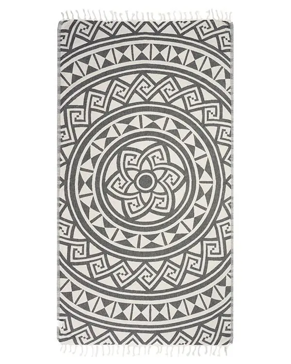 Alternative view of Boho Mandala Beach Towel | Sand Cloud