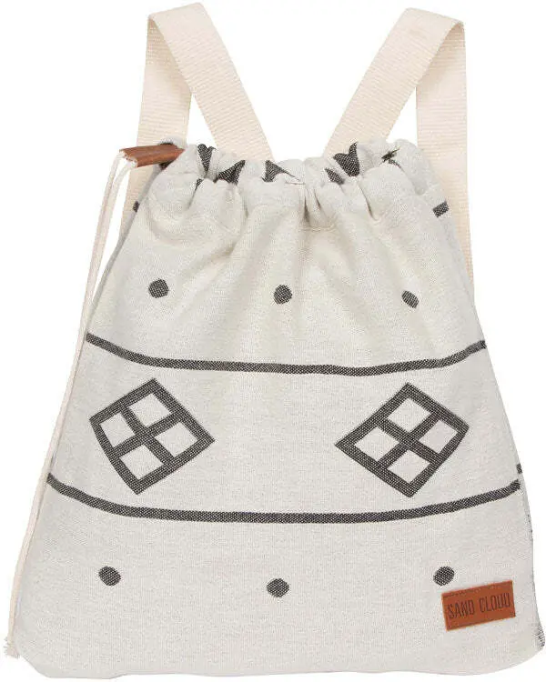 Alternative view of Mudcloth Towel Bag | Sand Cloud