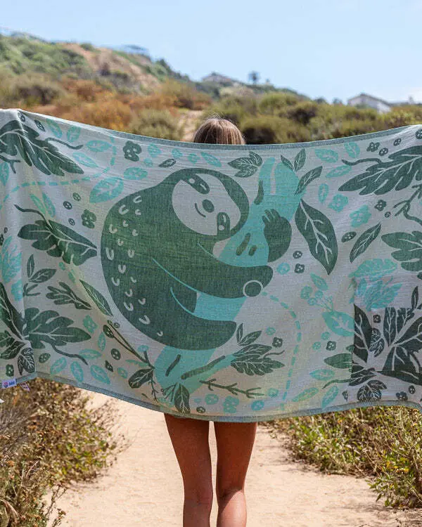 Wander Sloth Towel Bag - Fahlo | Sand Cloud - Image 4