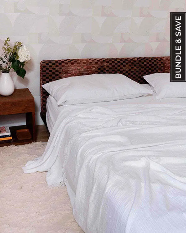 White Bedding Set - King | Sand Cloud