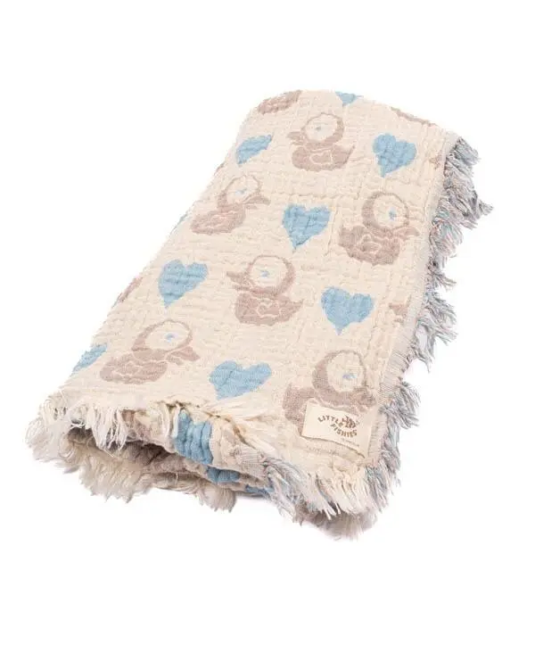 Ducky Gauze Receiving Blanket Single with Pouch | Sand Cloud - Image 6