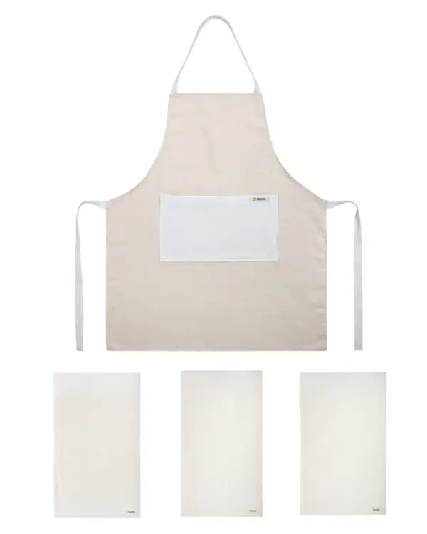 Cyperus Natural Bundle - 1 Towels Set, 1 Apron | Sand Cloud