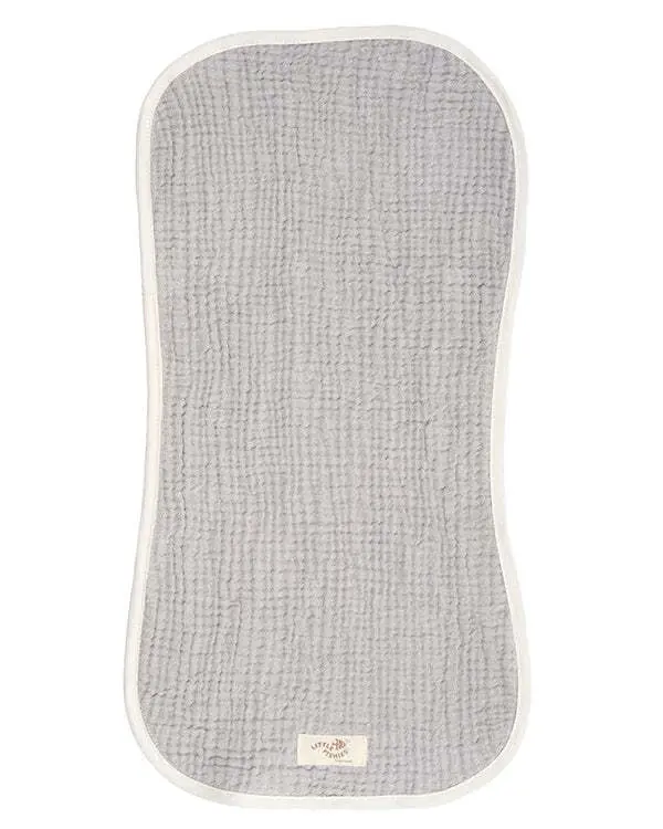 Little Fishies Gauze Burping Cloth Bundle - 3 Pack - Sage / Grey / Navy | Sand Cloud - Image 6