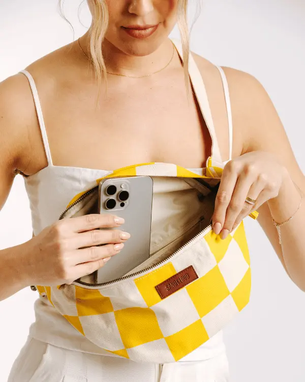 Checker Bum Bag | Sand Cloud - Image 3