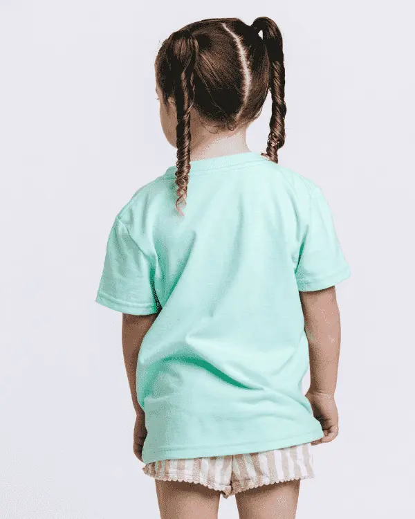 Make The Sea Trash Free Kids Tee - Soft Mint | Sand Cloud - Image 4