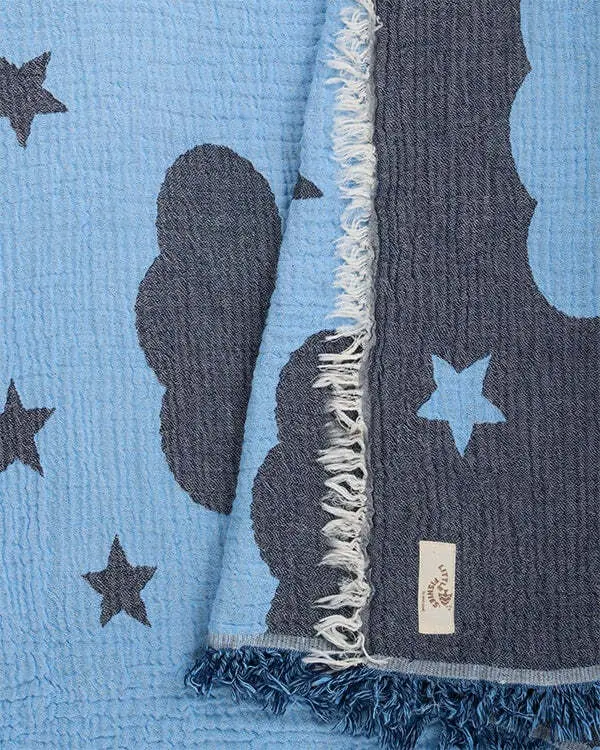 Twinkle Gauze Receiving Blanket with Pouch | Sand Cloud - Image 3