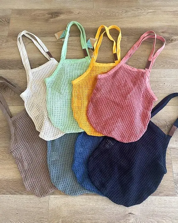 Net Market Bag Grey | Sand Cloud - Image 3