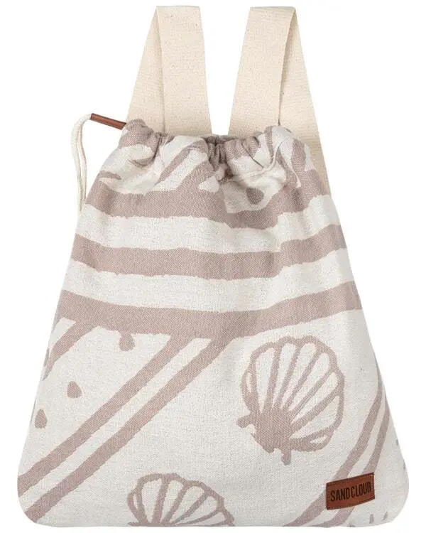 Alternative view of Seashells Towel Bag | Sand Cloud