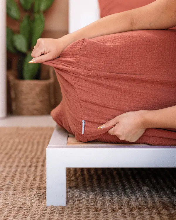 Sonoran Fitted Sheet - Terracotta | Sand Cloud