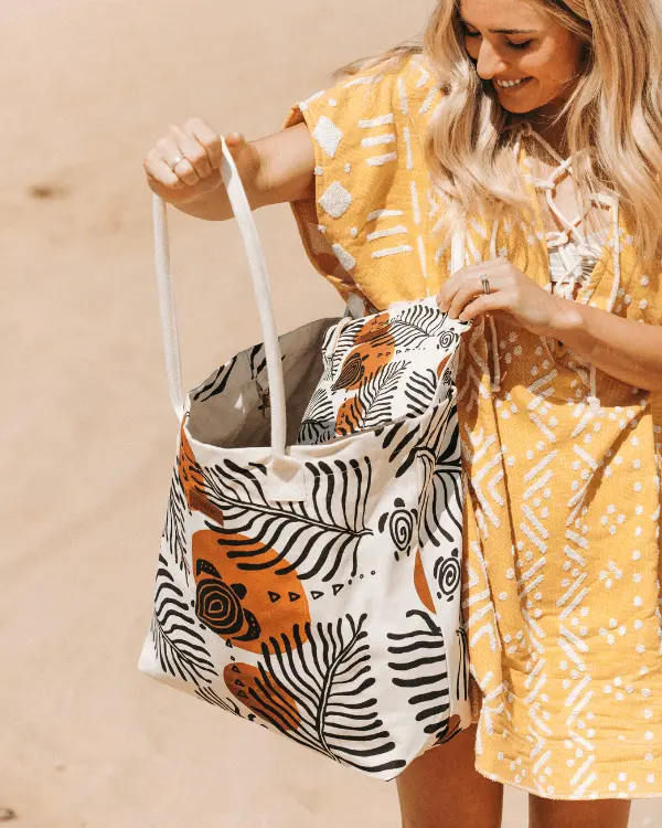 Retro Turtles Beach Tote | Sand Cloud - Image 5