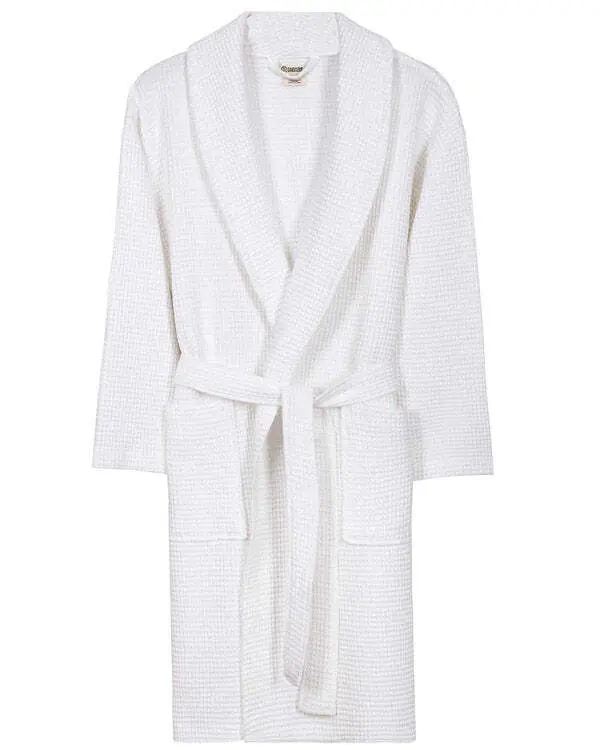 Micro Waffle Robe - Frost White | Sand Cloud