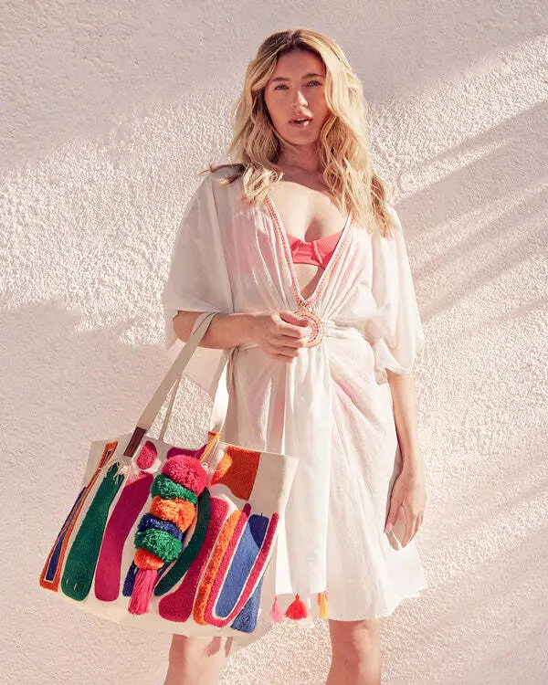 Alternative view of Hermosa Chenille Tote | Sand Cloud