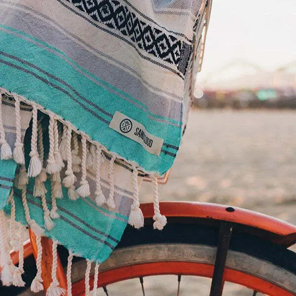 Seafoam Baja Beach Blanket - Most Popular Beach Blanket | Sand Cloud - Image 6