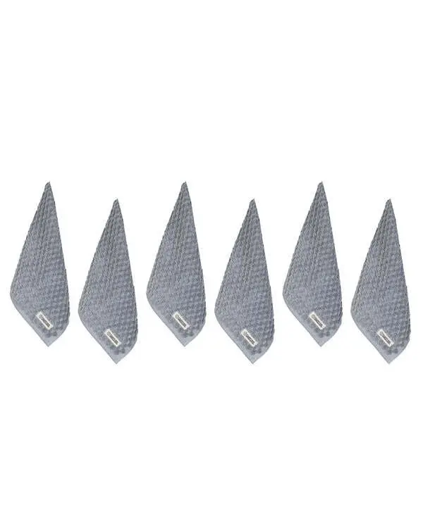 Atom Washcloth Bath Bundle- 6 Pack - Grey | Sand Cloud - Image 4