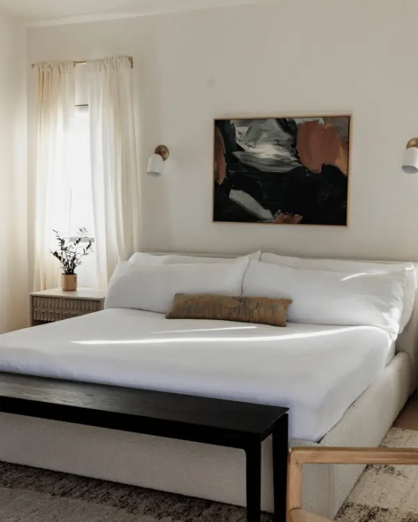 Sonoran Fitted Sheet - White | Sand Cloud - Image 5