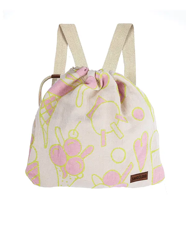 Alternative view of Ice Cream Towel Bag - Natural | Sand Cloud