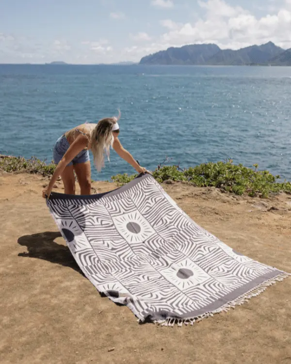 Alternative view of Tahiti Blanket | Sand Cloud