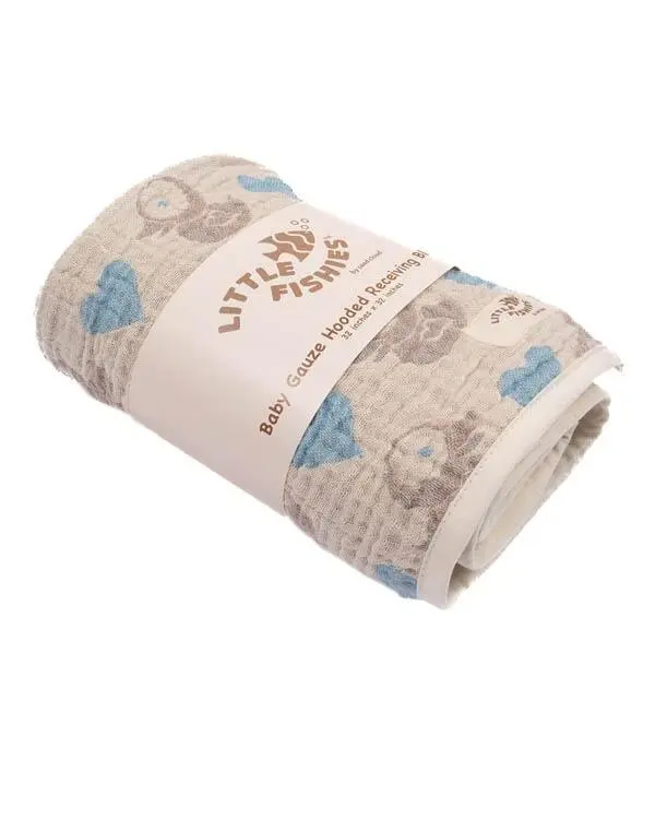 Ducky Gauze Hooded Blanket Single | Sand Cloud - Image 5