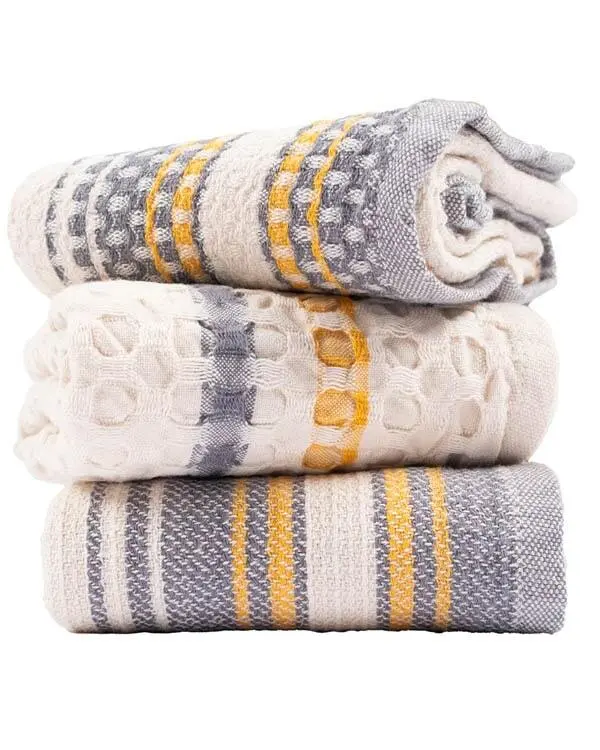 Saffron Stripe Bundle - 1 Towels Set, 1 Apron | Sand Cloud - Image 6