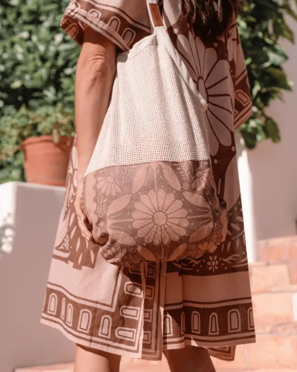 Alternative view of Nippon Daisy Printed Net Market Bag | Sand Cloud
