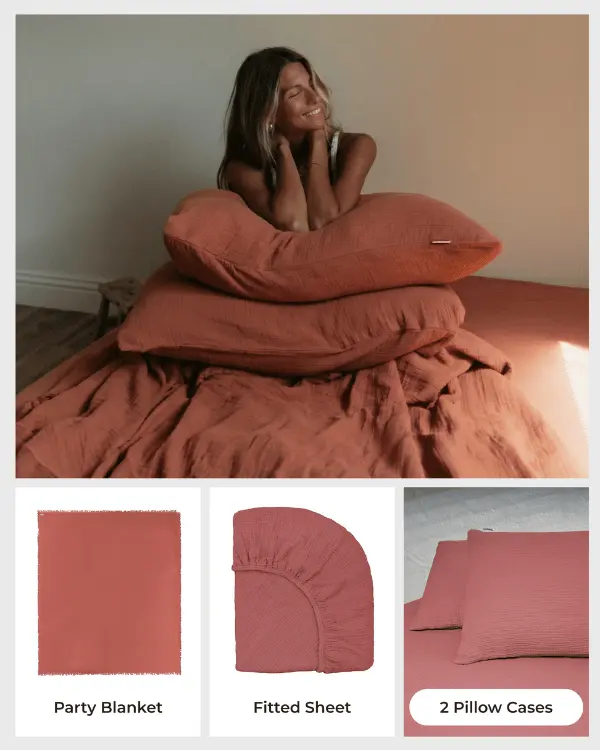 Dark Denim Bedding Set - Queen | Sand Cloud - Image 3
