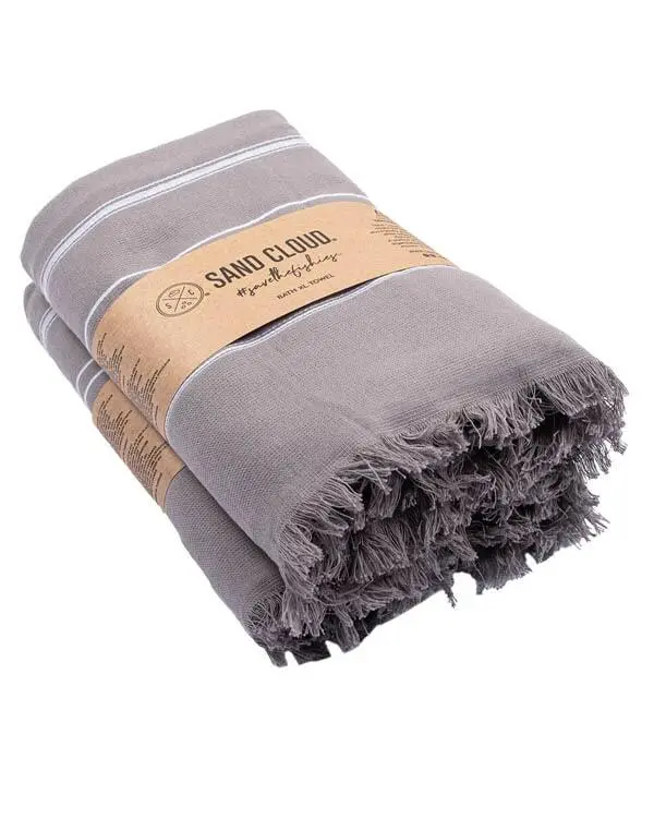 Classic XL Bath Bundle 2 Pack - Grey | Sand Cloud