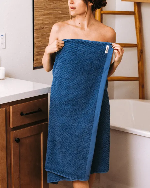 Alternative view of Atom XL Bath Bundle - 2 Pack - Slate Blue | Sand Cloud