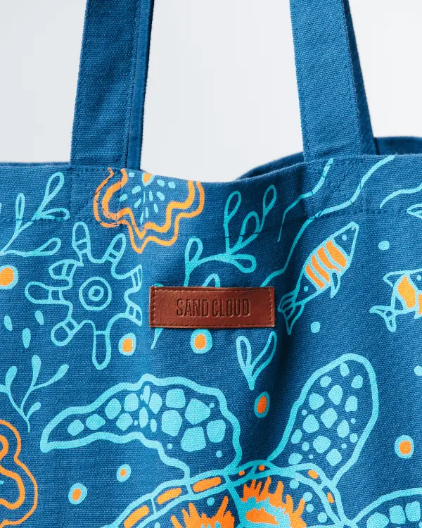 Reef Turtles Everyday Tote | Sand Cloud - Image 6